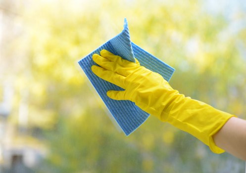 Professional cleaning of a brick or stone facade on a North London building