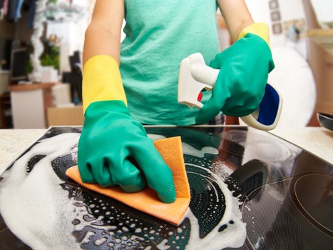 Cleaning different curtain fabrics in a North London property