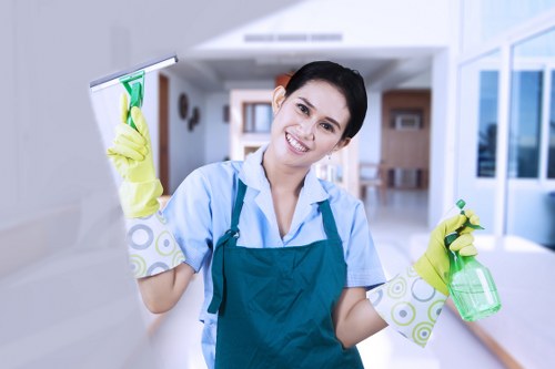 Local cleaning team preparing a deep clean in Tufnellpark